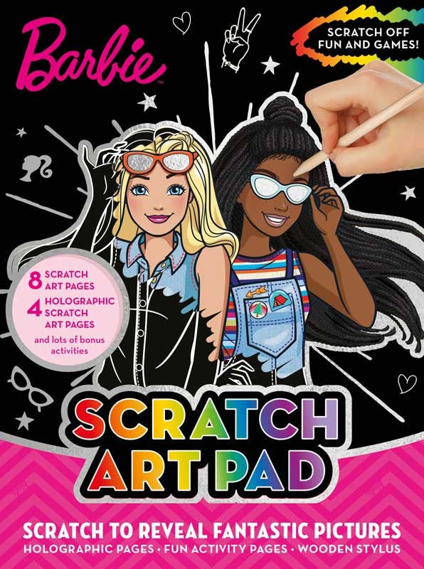 24 X BARBIE SCRATCH ART PAD - Bulk Bargain